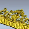 Рокайльное изголовье - 3D модель STL для ЧПУ