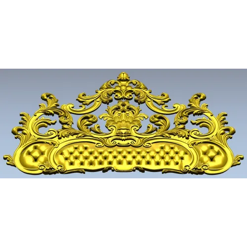 Рокайльное изголовье - 3D модель STL для ЧПУ