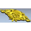 Картуш "Солнечные грифоны" - 3D модель STL для ЧПУ