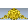 Heraldic Knight Cartouche STL for CNC