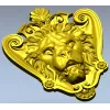 Картуш с львиной головой - 3D модель STL для ЧПУ