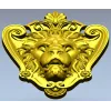 Картуш с львиной головой - 3D модель STL для ЧПУ