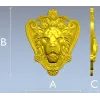 Картуш с львиной головой - 3D модель STL для ЧПУ