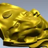 Картуш "Морской маскарон" - 3D модель STL для ЧПУ