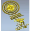 Кельтский медальон - 3D модель STL для ЧПУ