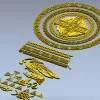 Кельтский медальон - 3D модель STL для ЧПУ