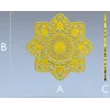 Солнечная розетка - ажурная 3D модель STL для ЧПУ