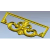 Картуш "Элегия" - декоративная 3D модель STL для ЧПУ
