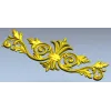 Baroque Acanthus Central Cartouche - STL 3D model for CNC