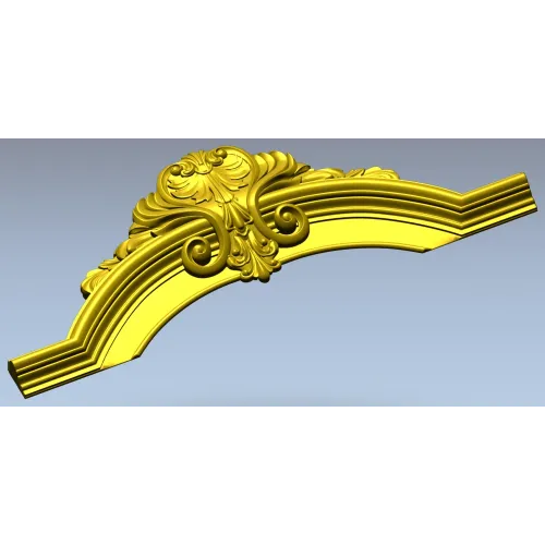 Центральный картуш с акантом - 3D модель STL для ЧПУ