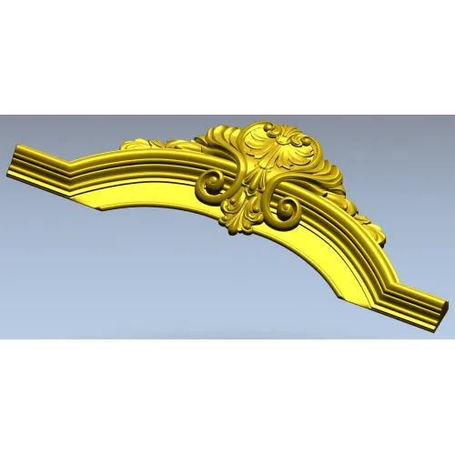 Центральный картуш с акантом - 3D модель STL для ЧПУ