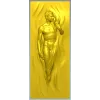 Вертикальная декоративная панель "Восходящая фигура" - 3D модель STL для ЧПУ