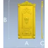 Филенчатая дверная панель в стиле барокко - 3D модель STL для ЧПУ