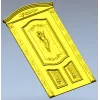 Резная дверная панель с барельефом женщины - STL для ЧПУ