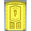 Резная дверная панель с барельефом женщины - STL для ЧПУ