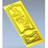 Ornate Warrior Door Panel - STL 3D model for CNC carving