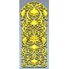 Ажурная дверная накладка "Лиственный вензель" - 3D модель STL для ЧПУ