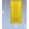 Барочная дверная панель в формате STL для ЧПУ - детальная 3D модель