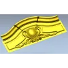 Картуш "Овальный медальон" - STL модель для ЧПУ