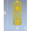 Вертикальная панель "Виноградный вензель" - STL для ЧПУ