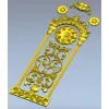 Арочная декоративная панель - stl модель для ЧПУ