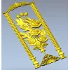 Декоративная дверная панель "Розарий" - 3D модель STL для ЧПУ