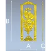 Декоративная дверная панель "Розарий" - 3D модель STL для ЧПУ