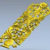 Вертикальная декоративная панель "Вазон Ренессанс" - 3D модель STL для ЧПУ