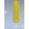 Вертикальная декоративная панель "Вазон Ренессанс" - 3D модель STL для ЧПУ