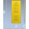 Ornate Double-Cartouche Door Panel STL for CNC