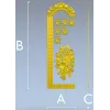 Арочная дверная панель в барочном стиле - STL для ЧПУ
