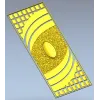 Декоративная дверная панель - 3D модель в формате STL для ЧПУ