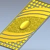 Декоративная дверная панель - 3D модель в формате STL для ЧПУ