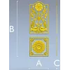 Декоративная дверная панель "Дуэт" - 3D модель STL для ЧПУ