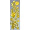 Флоральная вертикальная накладка - 3D модель STL для ЧПУ