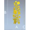 Флоральная вертикальная накладка - 3D модель STL для ЧПУ