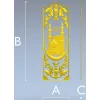 Резная панель с минаретами - STL модель для ЧПУ