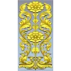 Ornate Floral Door Applique STL for CNC