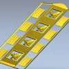 Ornate Door Panel 3D STL for CNC Milling