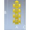 Ornate Door Panel 3D STL for CNC Milling
