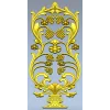 Вертикальная резная накладка "Виноградный шлейф" - 3D модель STL для ЧПУ