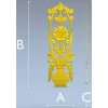 Ваза Флоренция - вертикальная декоративная 3D модель в STL