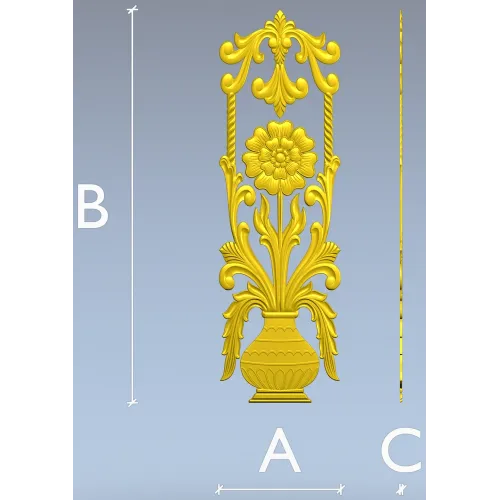 Ваза Флоренция - вертикальная декоративная 3D модель в STL
