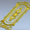 Декоративная филёнка для двери - 3D модель в формате STL