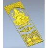 Ganesha Relief Panel STL for CNC Carving