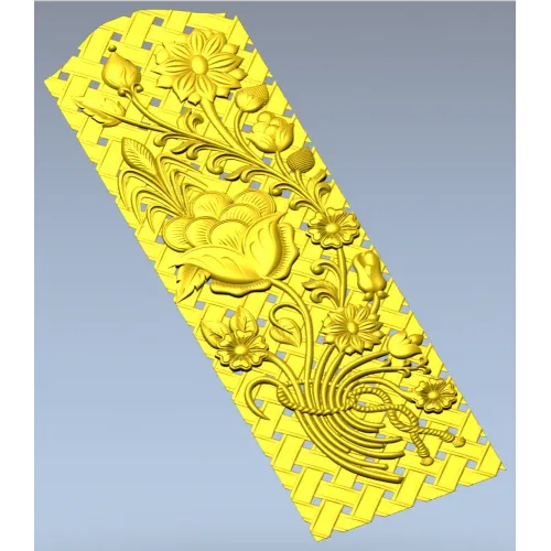 Floral Lattice CNC Panel STL