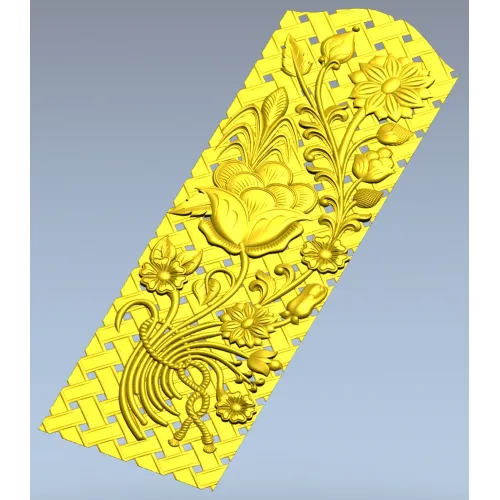 Floral Lattice CNC Panel STL