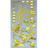 Вертикальная декоративная накладка "Винтажная лиана" - STL для ЧПУ
