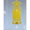 Декоративная дверная панель в стиле классик - 3D модель STL для ЧПУ