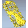 Peacock Decorative Panel STL for CNC Milling